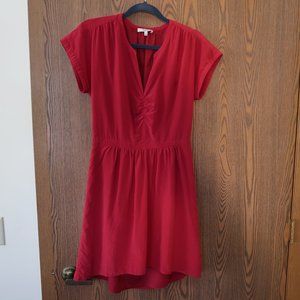 Madewell Fable juniper berry silk dress size 6